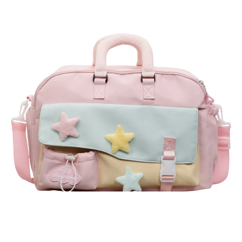 Dekorative Stern-Appliqué Reisetasche Karnz