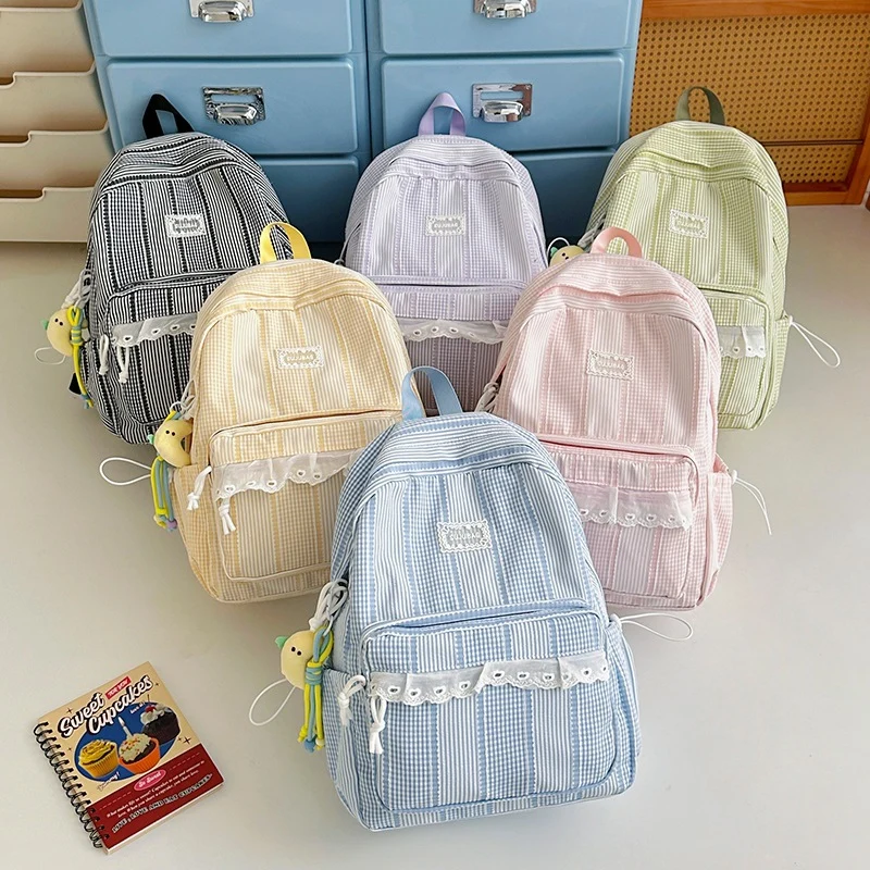 Hübscher karierter Design-Rucksack Karnz
