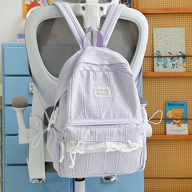 Hübscher karierter Design-Rucksack Karnz
