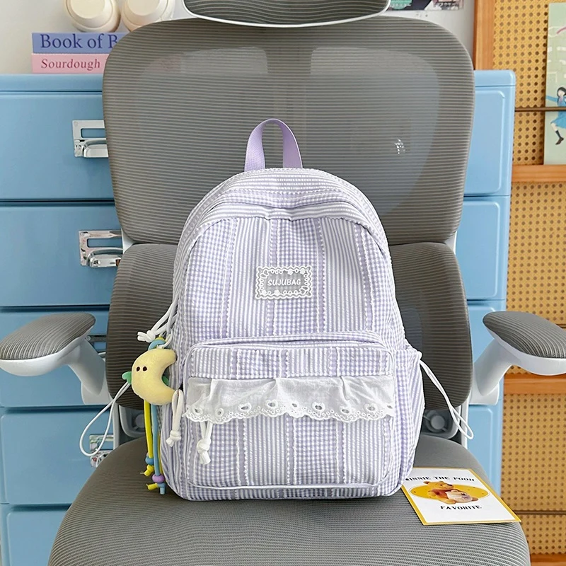 Hübscher karierter Design-Rucksack Karnz