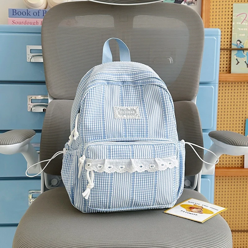Hübscher karierter Design-Rucksack Karnz