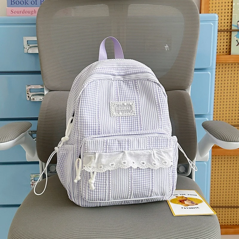 Hübscher karierter Design-Rucksack Karnz