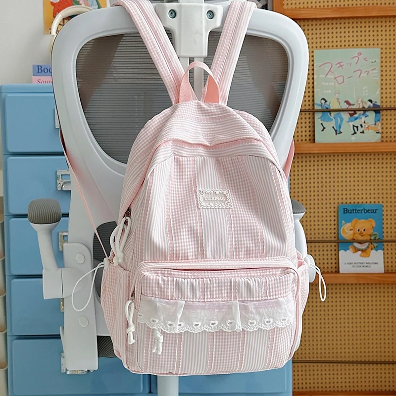 Hübscher karierter Design-Rucksack Karnz