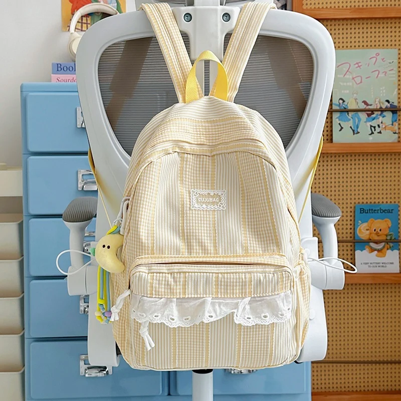 Hübscher karierter Design-Rucksack Karnz