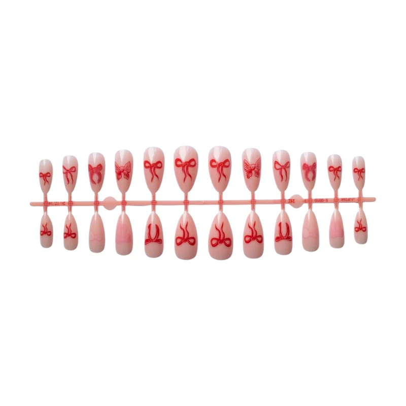 Künstlerisches Schleifen-Design Nagelkunst
