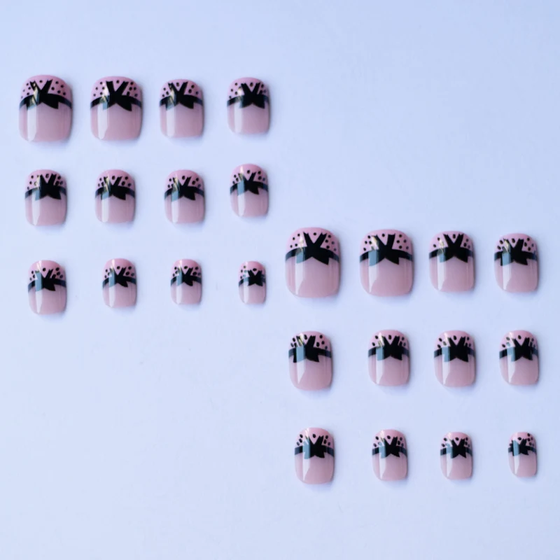 Künstlerisches Bogen Akzent Nagelkunst Set