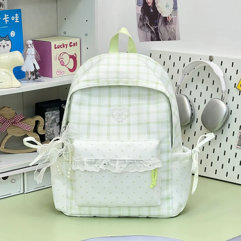 Dekorativer Plaid-Rucksack Karnz