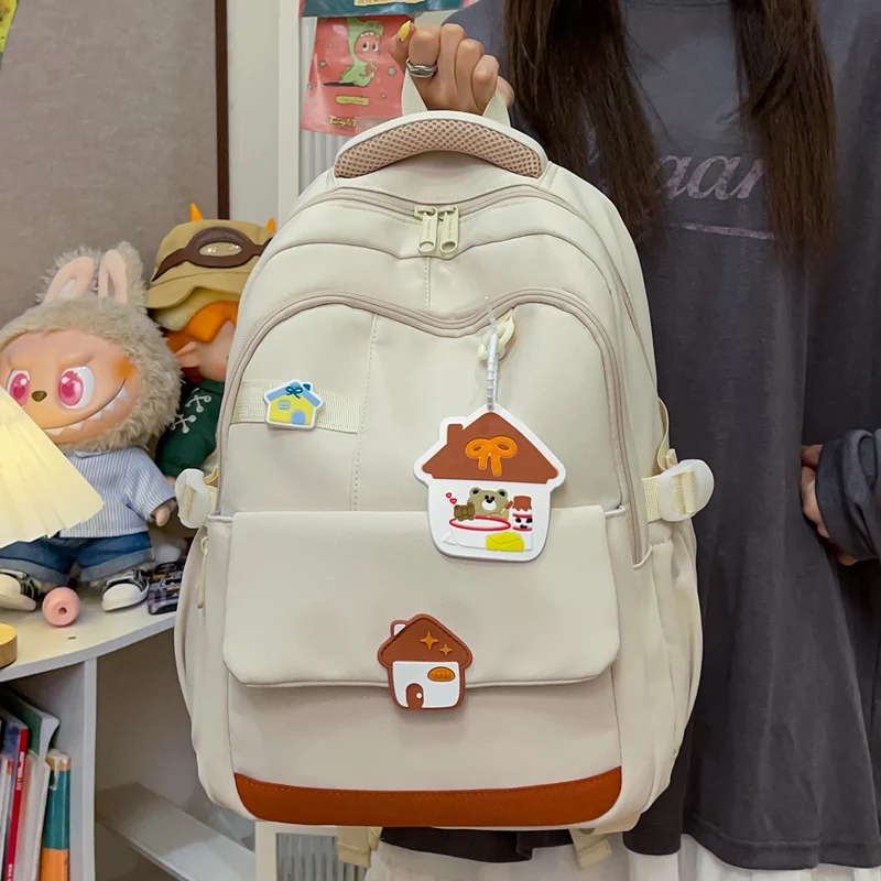 Dekorative Multi-Taschen Rucksack Karnz