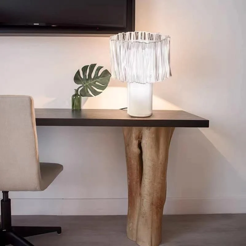 Elegante Texturierte Tischlampe
