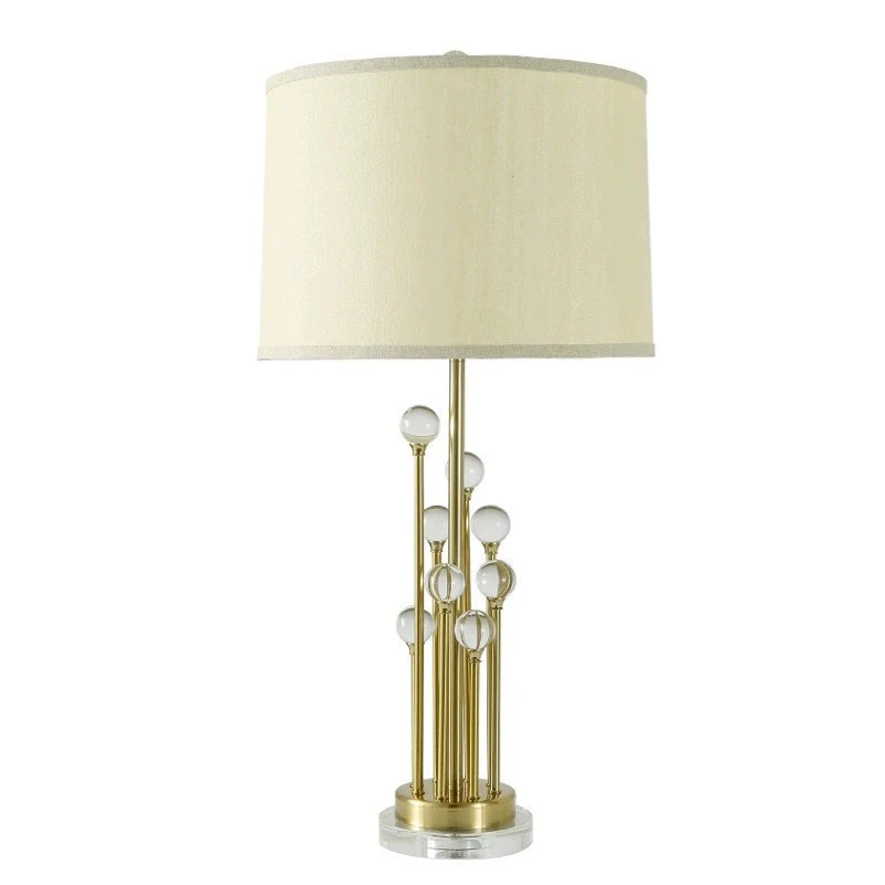 Elegante Tischlampe mit einzigartigem skulpturalem Fuß