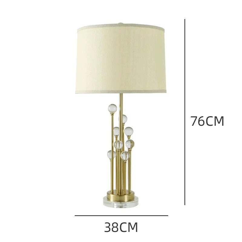 Elegante Tischlampe mit einzigartigem skulpturalem Fuß