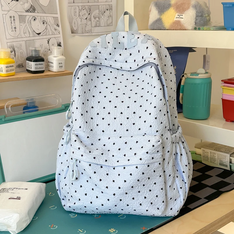 Niedlicher herzförmiger lässiger Rucksack Karnz