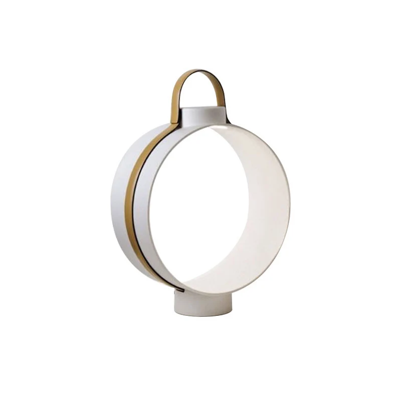 Moderne Kreisförmige Tragbare Tischlampe