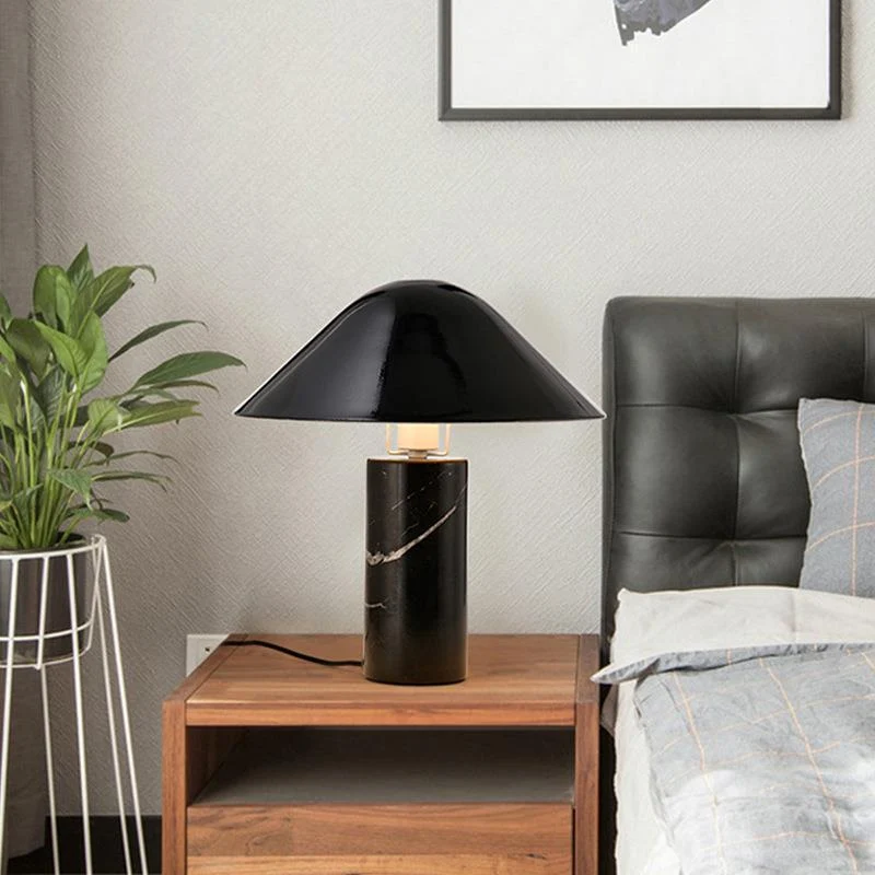 Moderne Marmorbasis Tischlampe