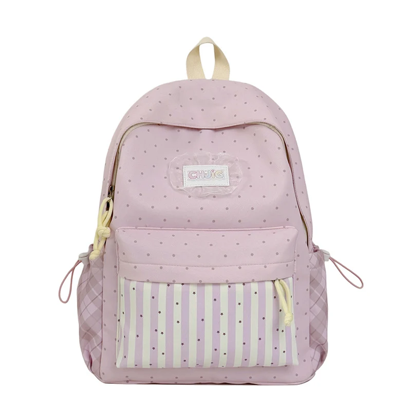 Niedlicher gepunkteter Casual-Rucksack Karnz