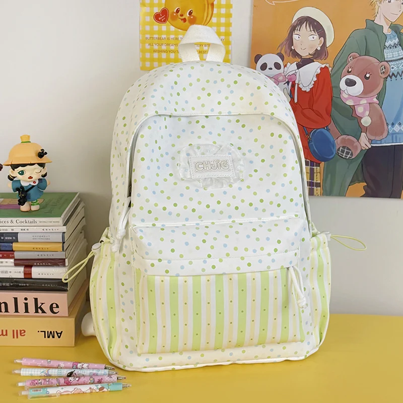 Niedlicher gepunkteter Casual-Rucksack Karnz