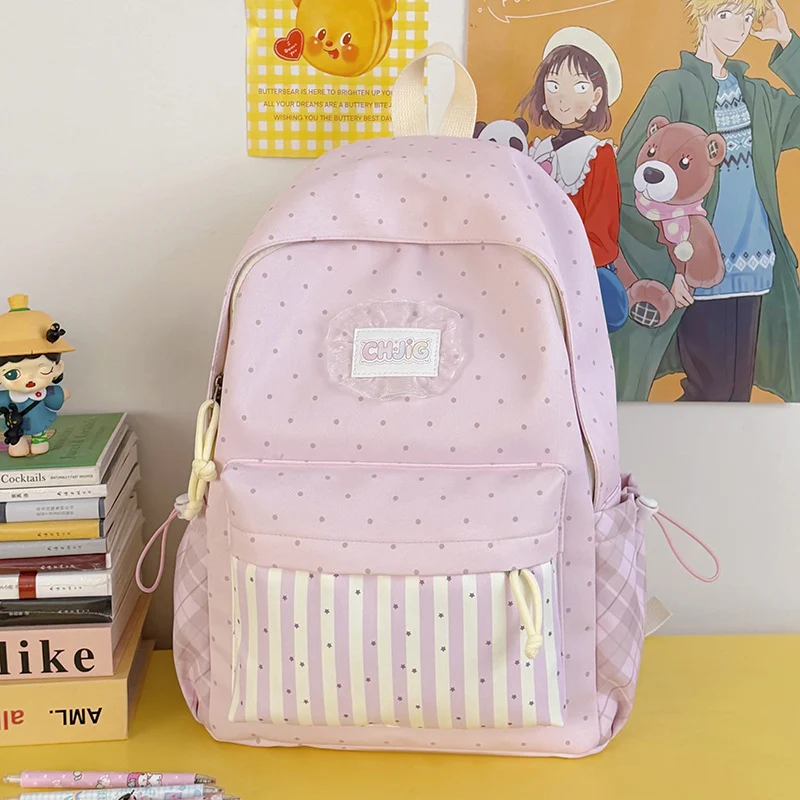 Niedlicher gepunkteter Casual-Rucksack Karnz