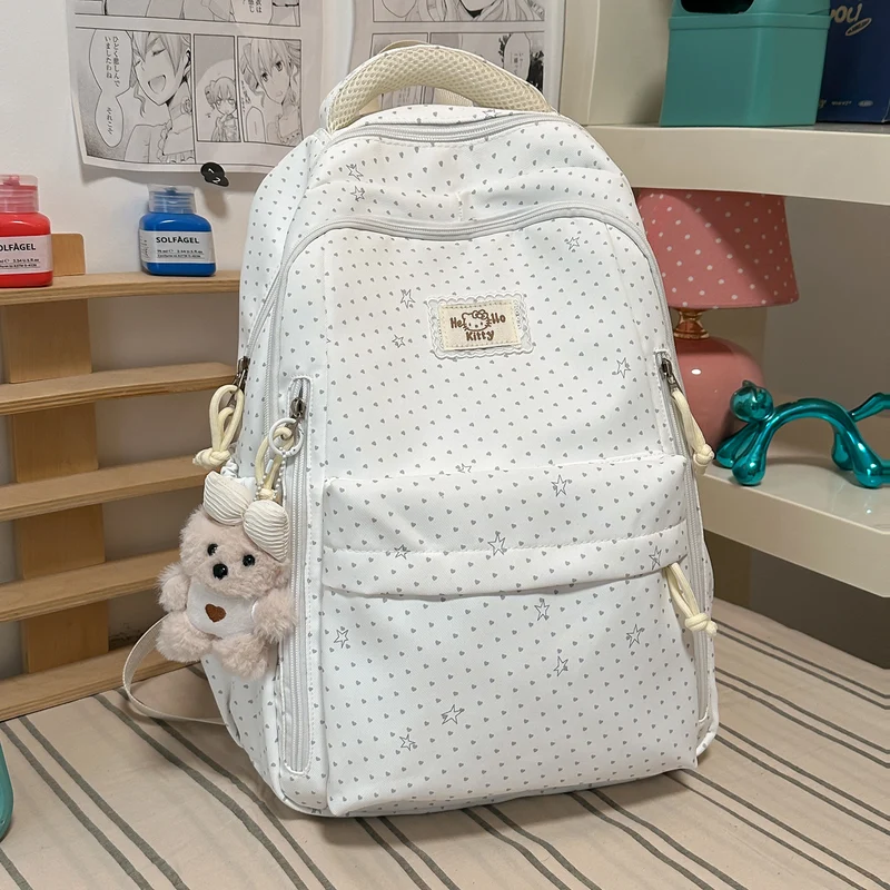 Süßer Herzmuster-Rucksack Karnz