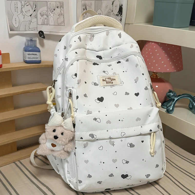 Süßer Herzmuster-Rucksack Karnz