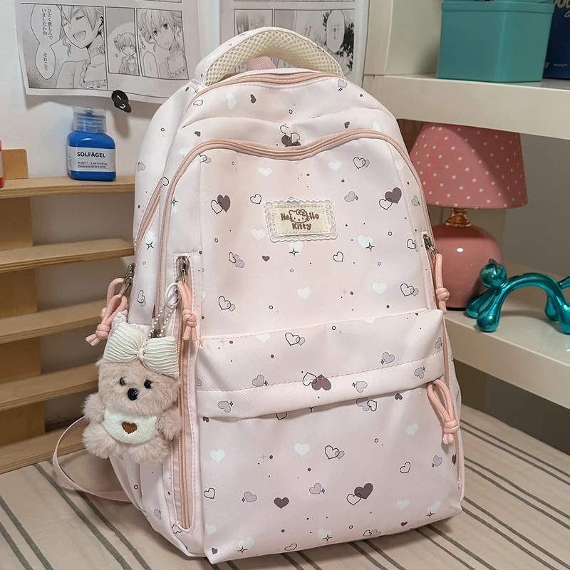 Süßer Herzmuster-Rucksack Karnz