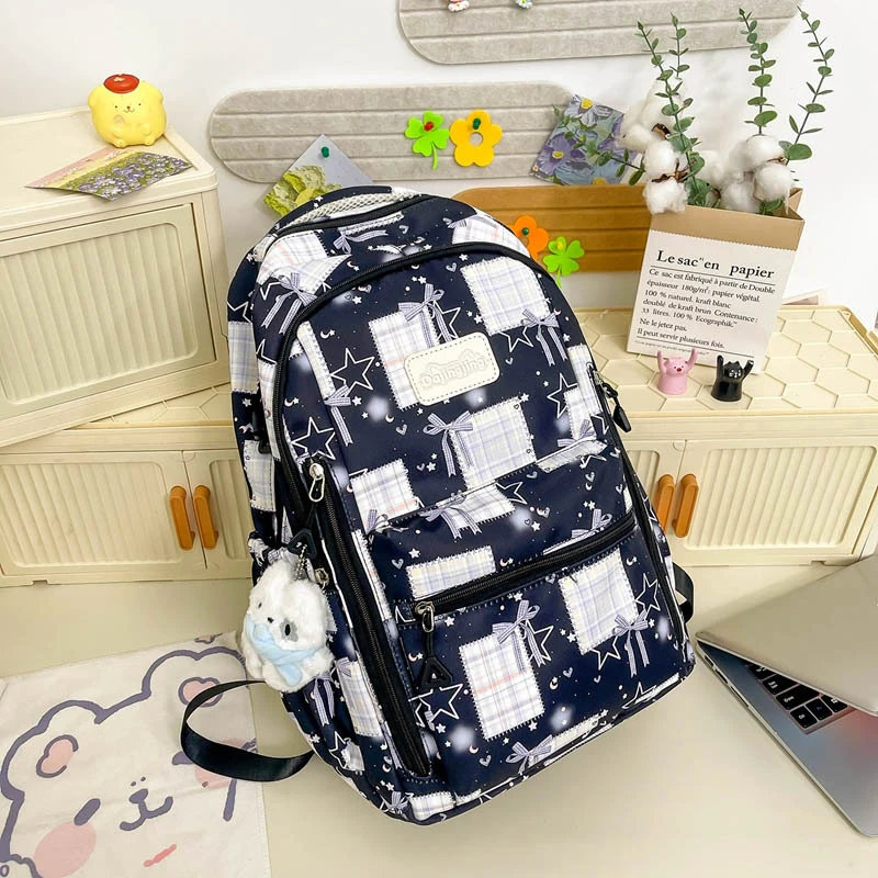 Süßer Grafikdruck Schulrucksack Karnz