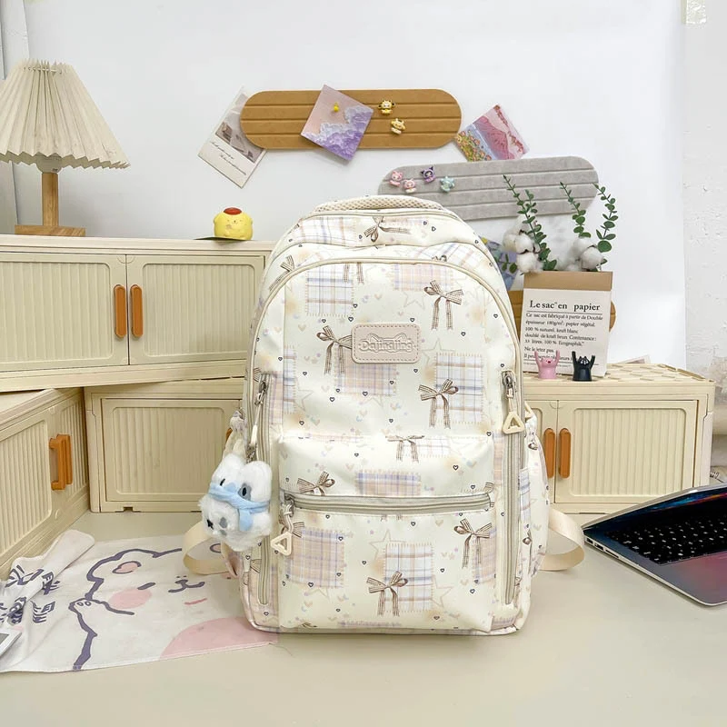 Süßer Grafikdruck Schulrucksack Karnz