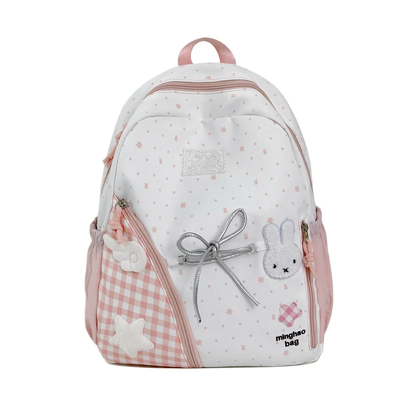 Süßer illustrierter Sternen-Print Rucksack Karnz