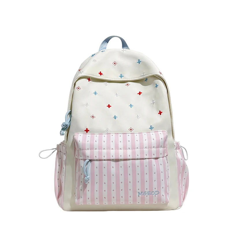 Dekorative Floral Bestickte Rucksack Karnz