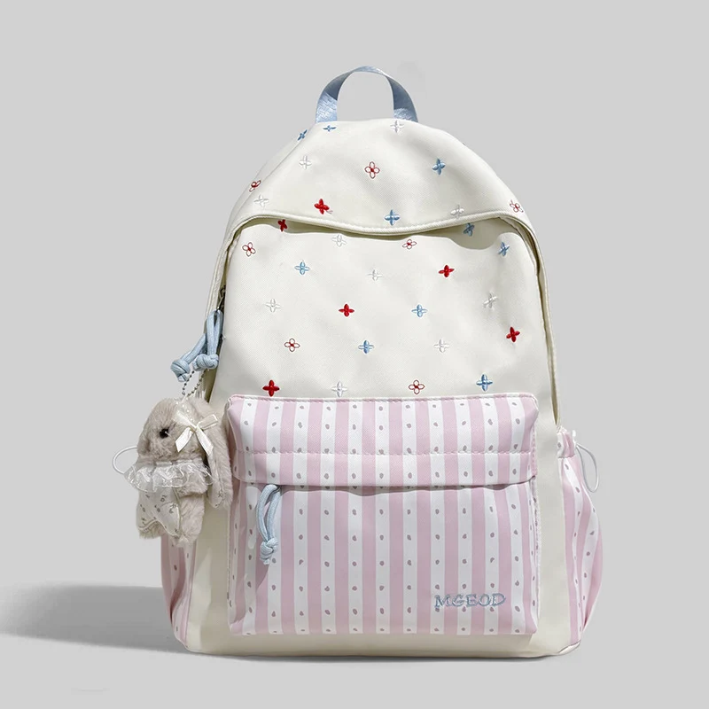 Dekorative Floral Bestickte Rucksack Karnz