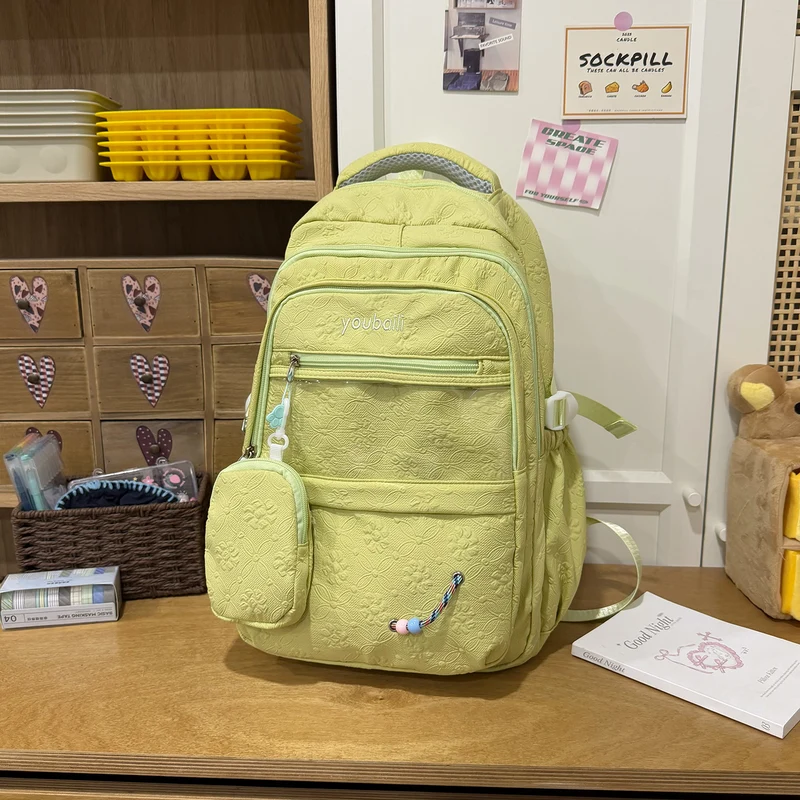 Dekorative floral-geprägte Rucksack Karnz