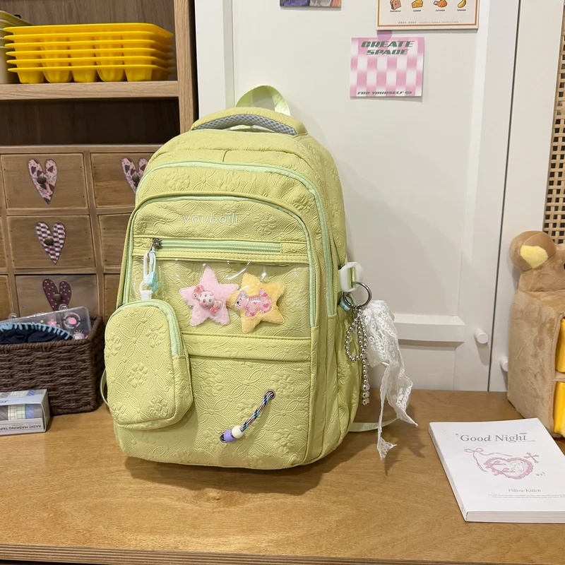 Dekorative floral-geprägte Rucksack Karnz