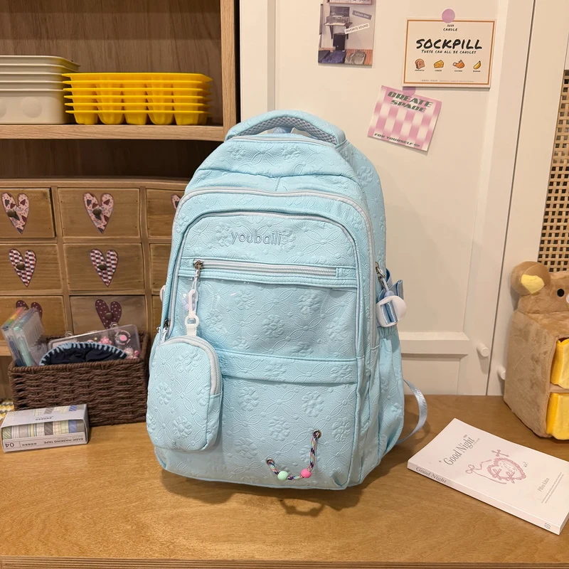 Dekorative floral-geprägte Rucksack Karnz