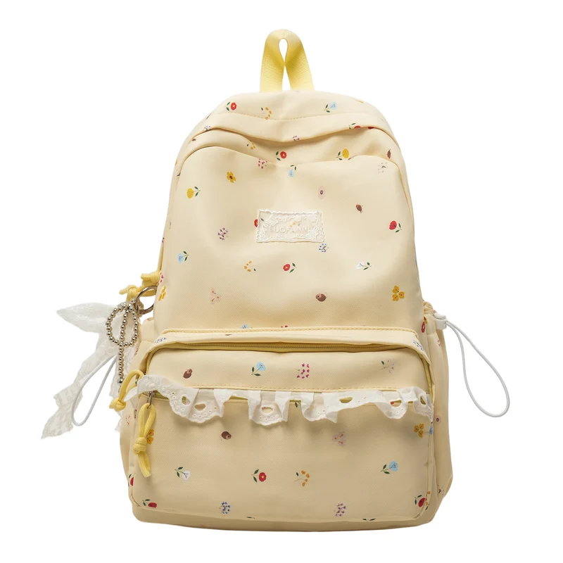 Dekorative mit Blumen verzierte Rucksack Karnz
