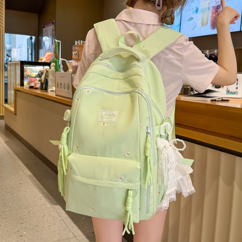 Dekorative Floral Verzierte Rucksack Karnz