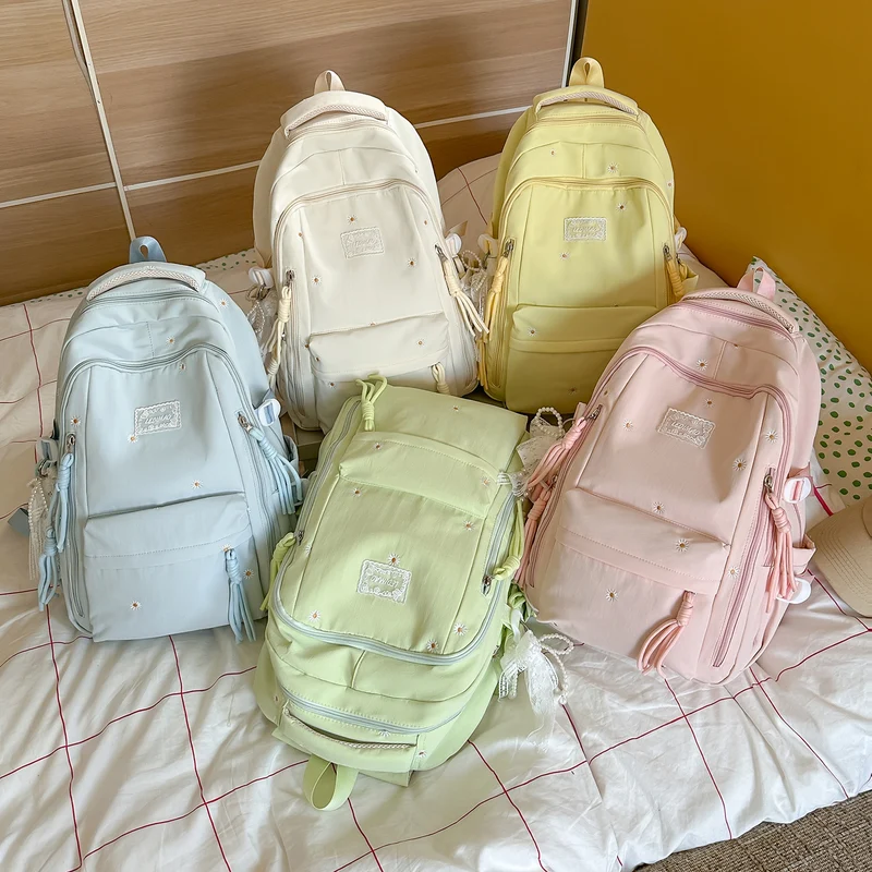 Dekorative Floral Verzierte Rucksack Karnz