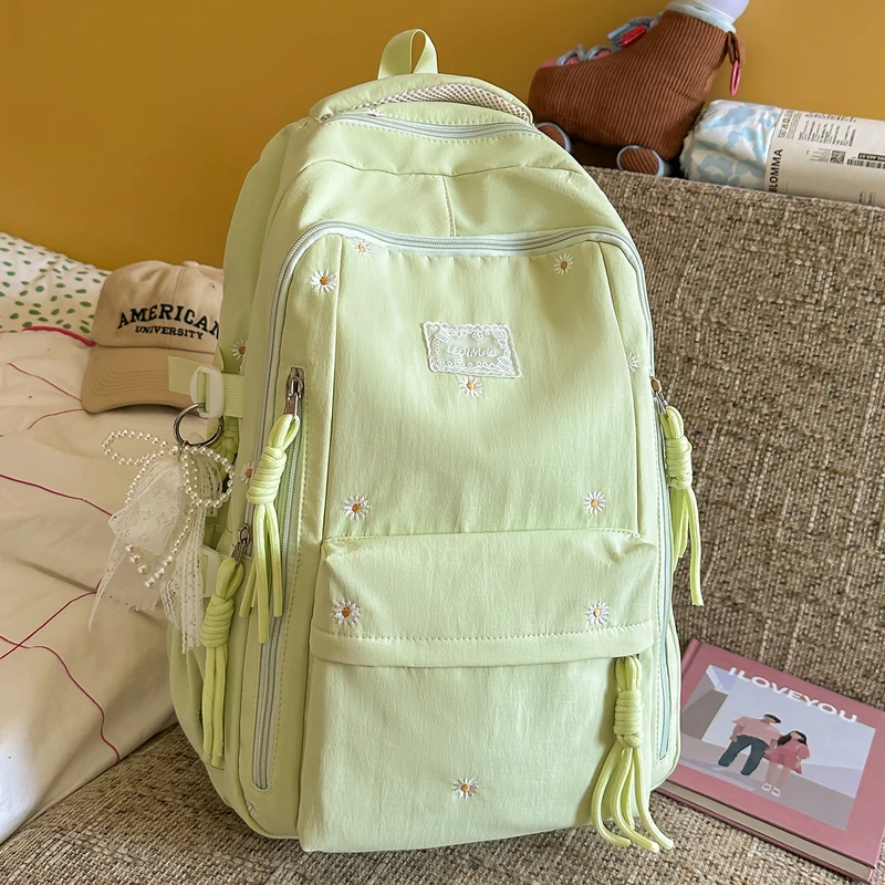 Dekorative Floral Verzierte Rucksack Karnz