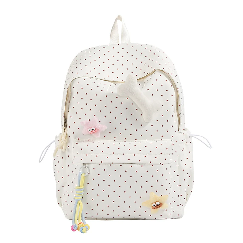 Niedlicher gepunkteter Grafik-Rucksack Karnz