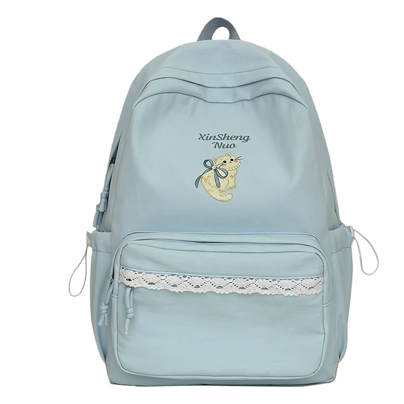 Süßer grafischer bestickter Rucksack Karnz