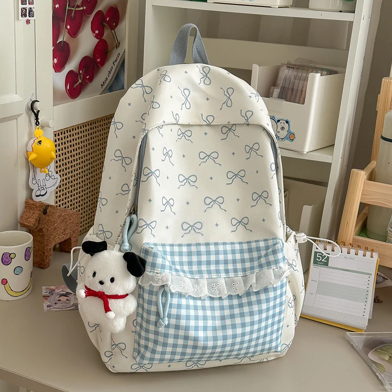 Dekorative mit Schleifen verzierte Rucksack Karnz