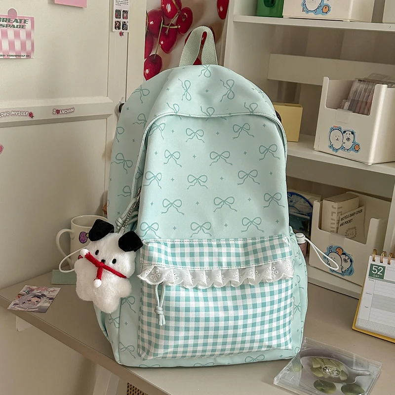 Dekorative mit Schleifen verzierte Rucksack Karnz
