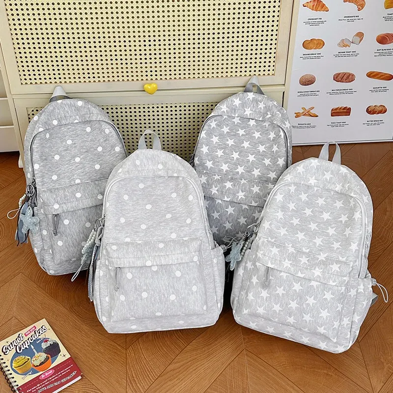 Süßer gepunkteter Baumwoll-Rucksack Karnz