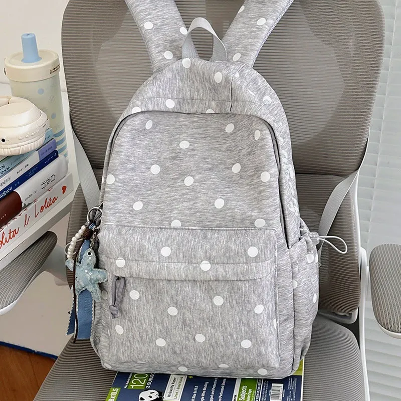 Süßer gepunkteter Baumwoll-Rucksack Karnz
