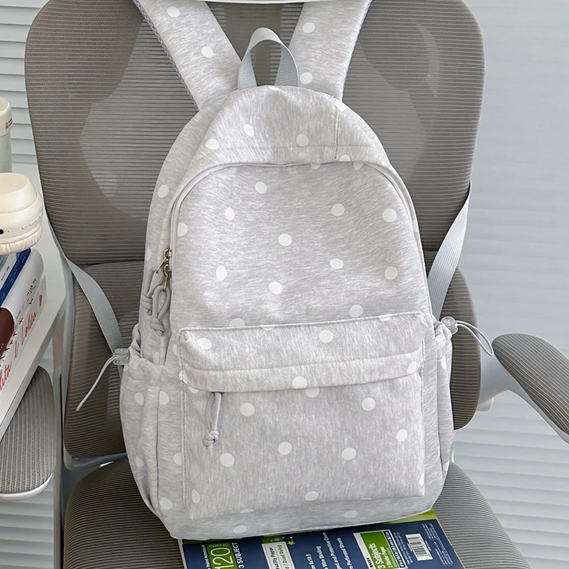 Süßer gepunkteter Baumwoll-Rucksack Karnz