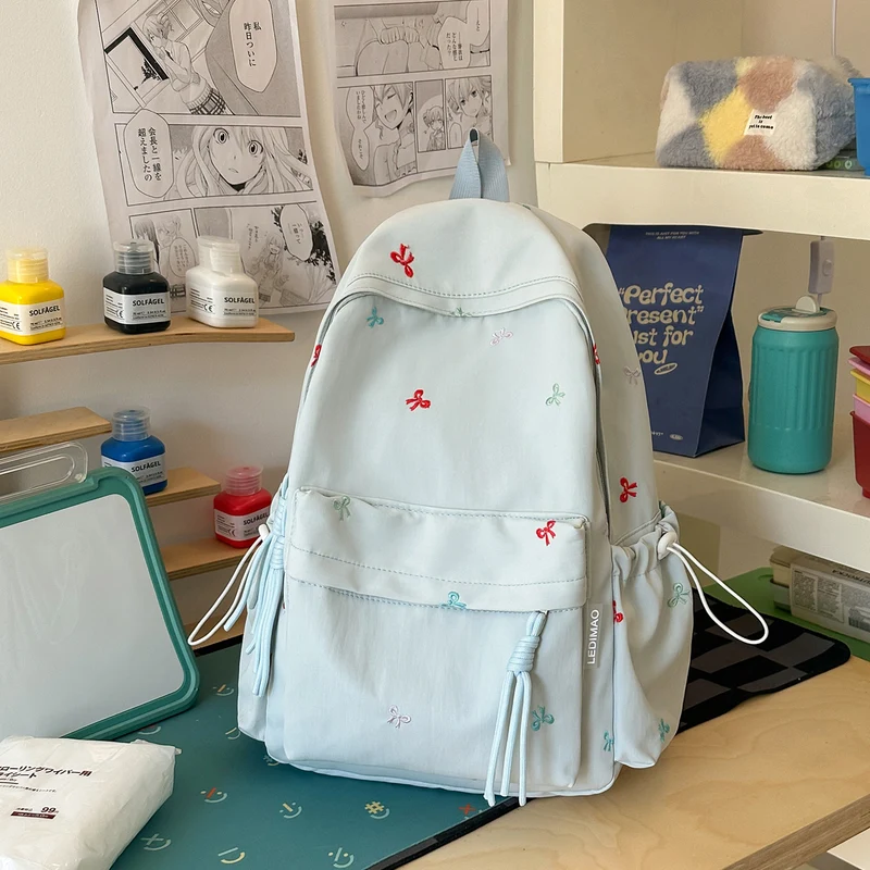 Süßer gestickter gemusterter Rucksack Karnz