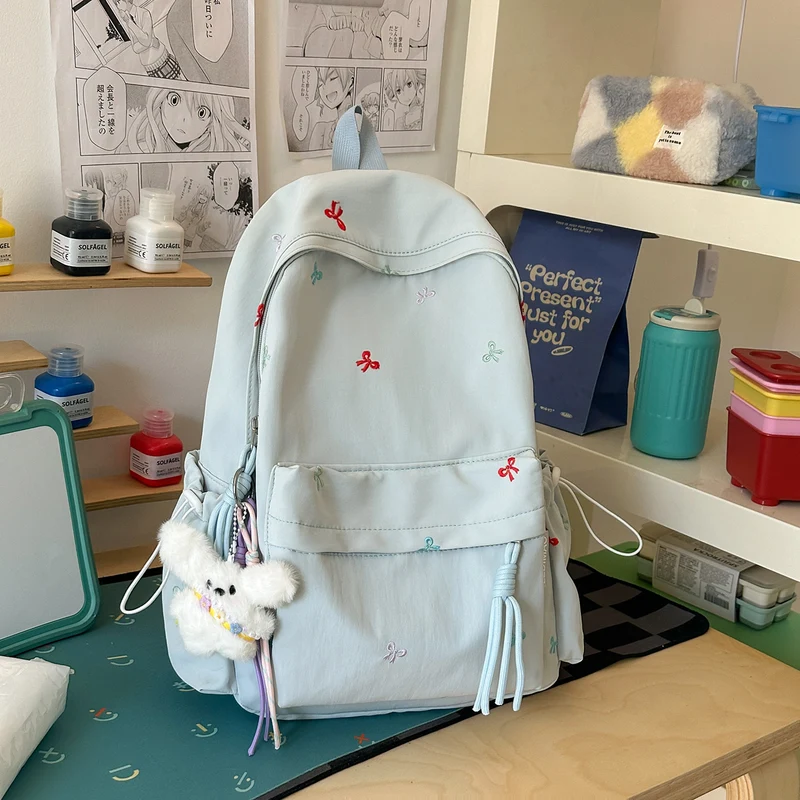 Süßer gestickter gemusterter Rucksack Karnz
