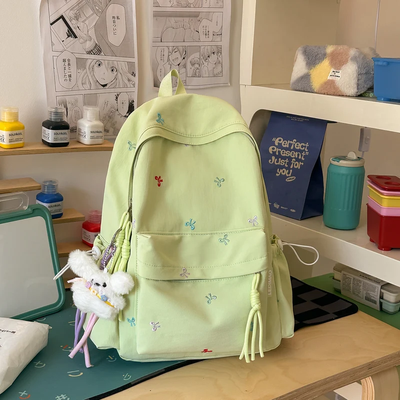 Süßer gestickter gemusterter Rucksack Karnz