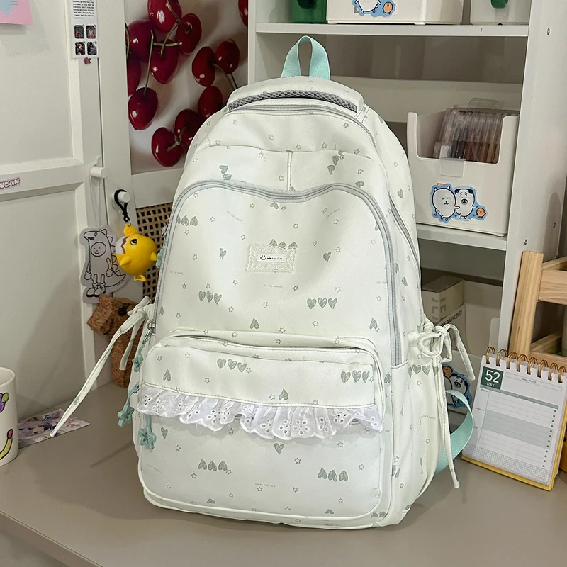 Niedlicher illustrierter Multi-Compartment Rucksack Karnz