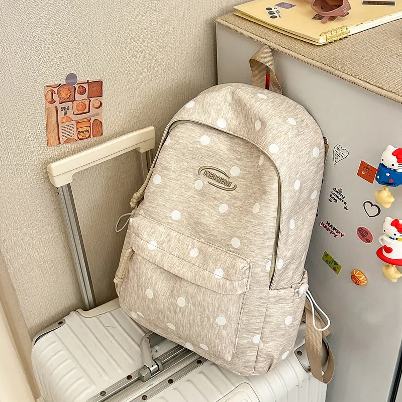 Süßer dekorativer gepunkteter Rucksack Karnz