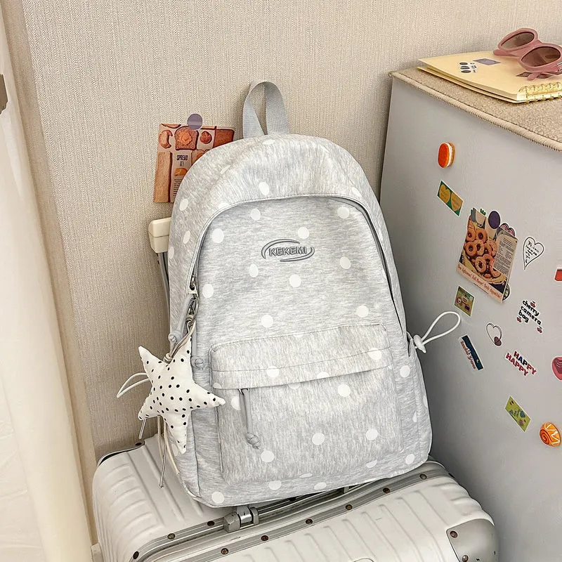 Süßer dekorativer gepunkteter Rucksack Karnz