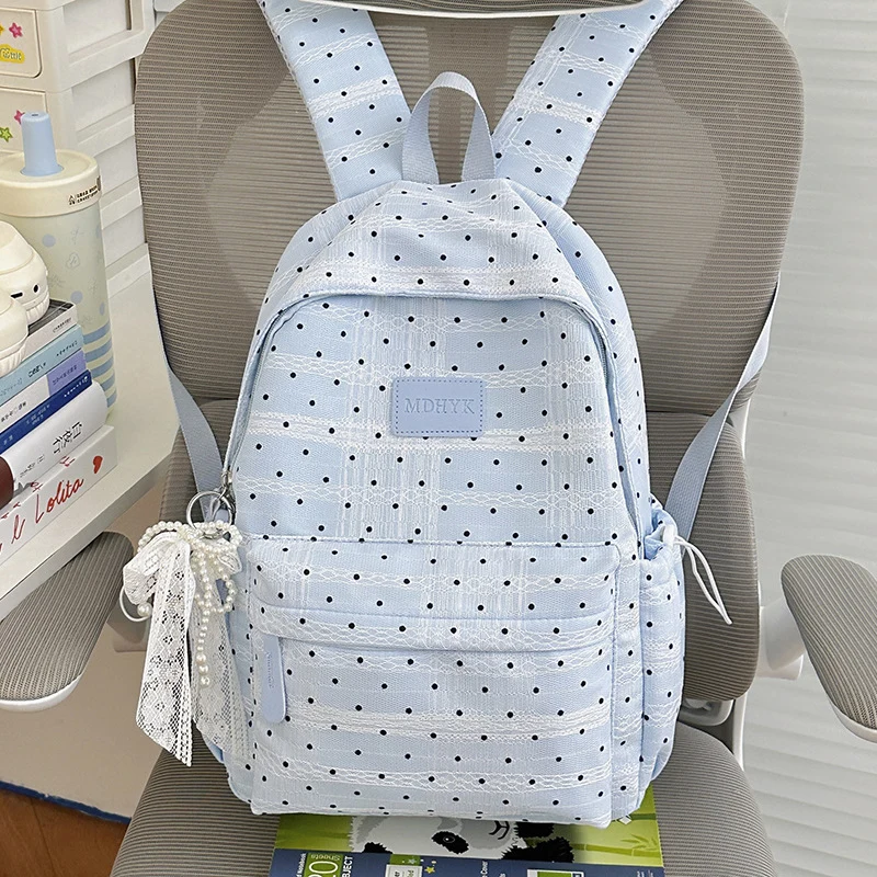 Kompakte Pünktchen Rucksack Karnz